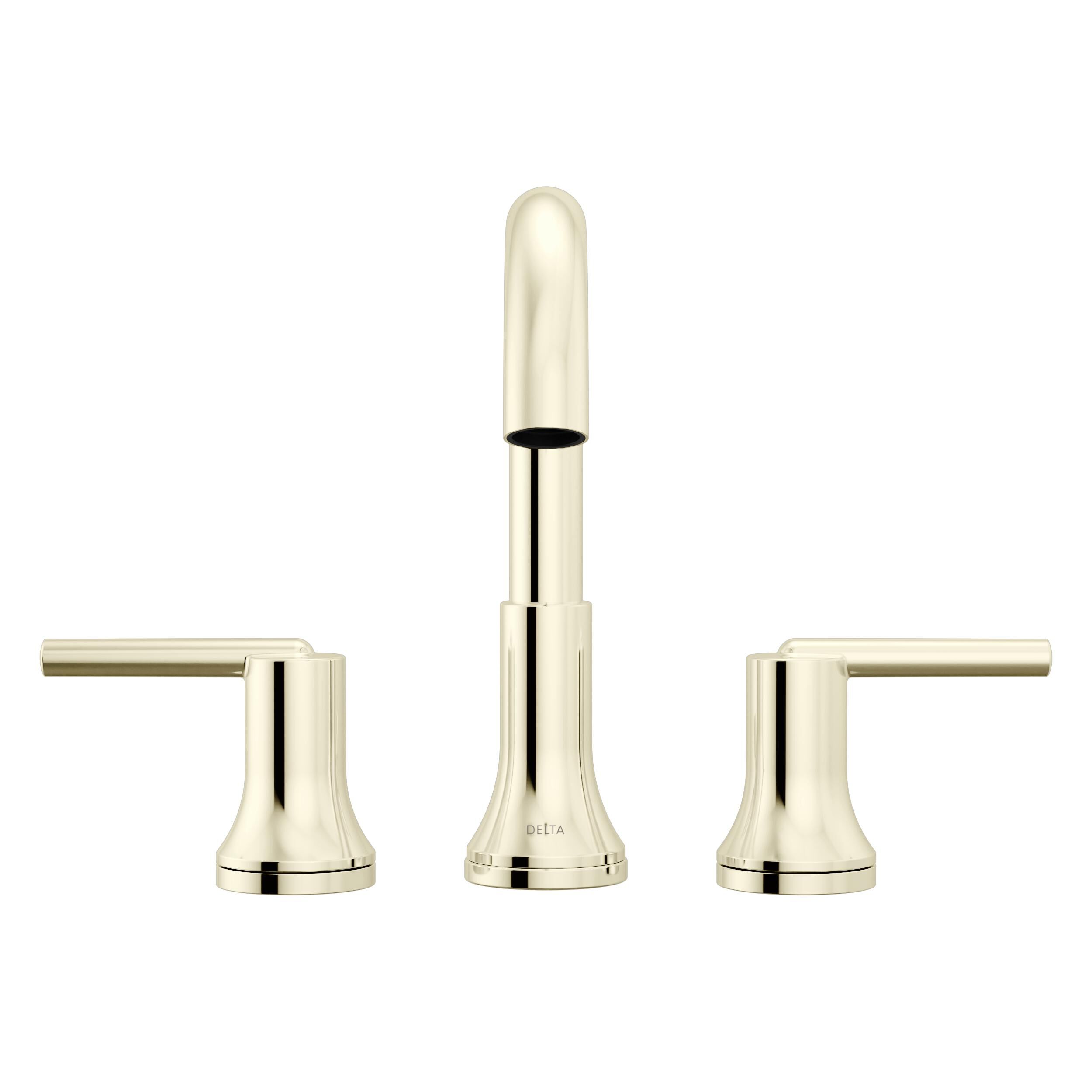 Two Handle Widespread Bathroom Faucet in Polished Nickel 3559