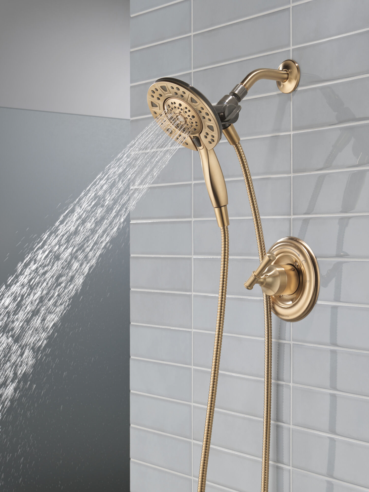 Shower Only Rough and Trim I20 (Recertified) in Champagne Bronze