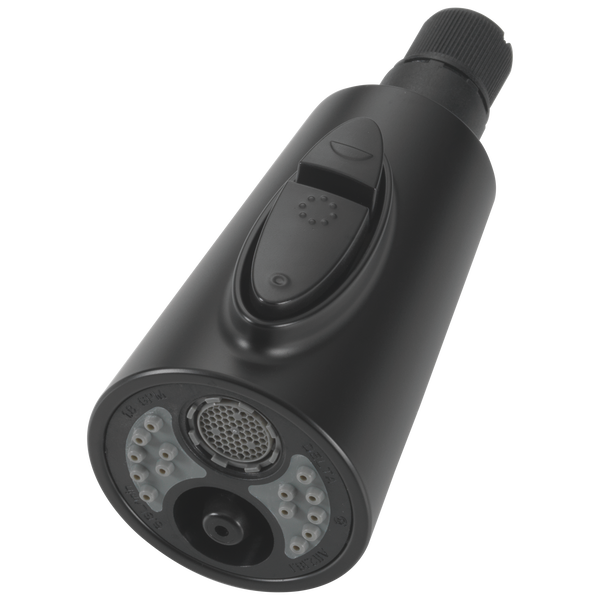 スジャータ　BALDO PRO STAFF BLACK&CHARCOAL Delta SureDock Magnetic Matte Black 4.88-in Round Handheld Shower