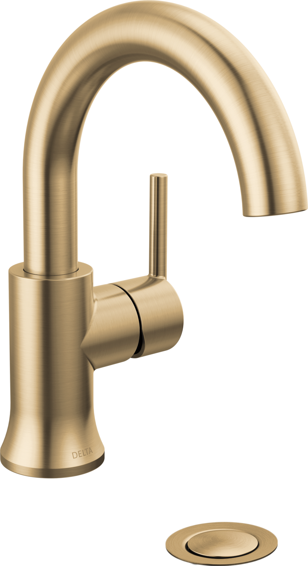 Single Handle High-Arc Bathroom Faucet in Champagne Bronze 559HA