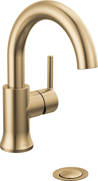 Single Handle High-Arc Bathroom Faucet in Champagne Bronze 559HA