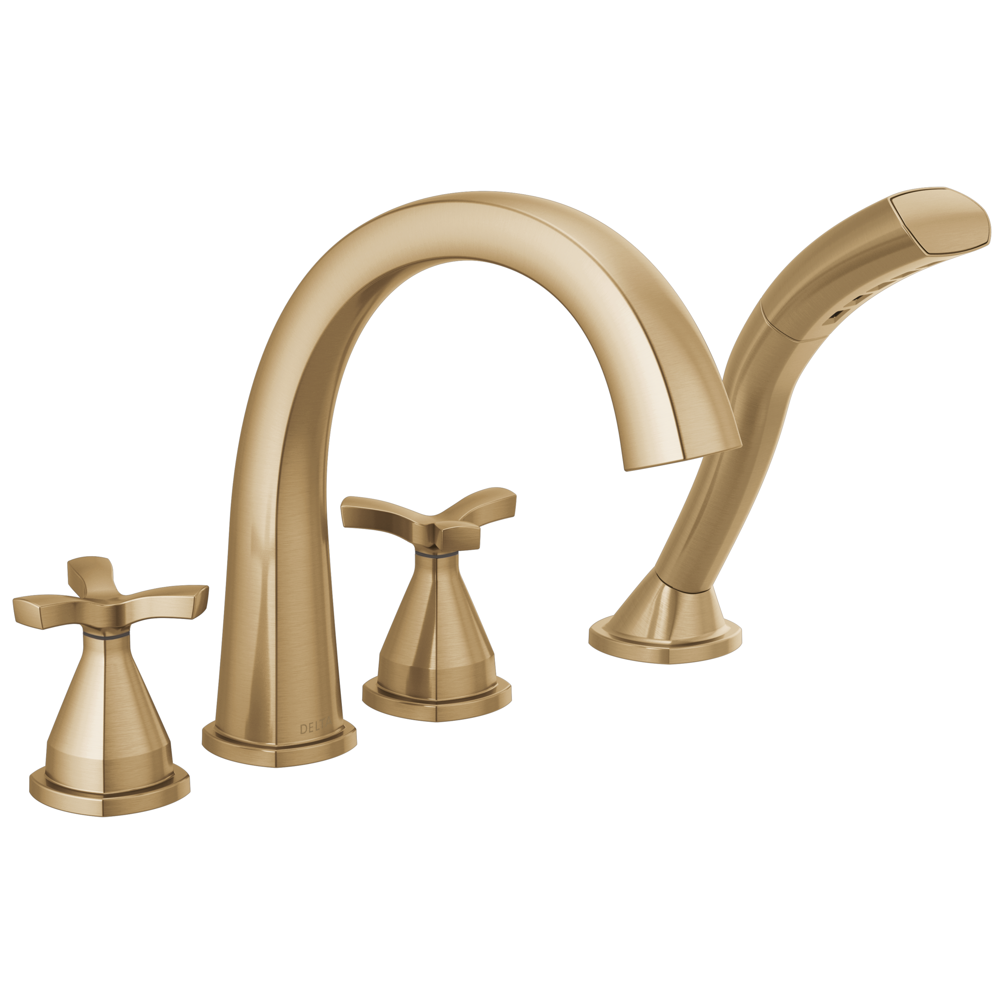 Delta Faucet Stryke Roman Tub Trim With Hand Shower - Lumicoat Champagne - Bronze
