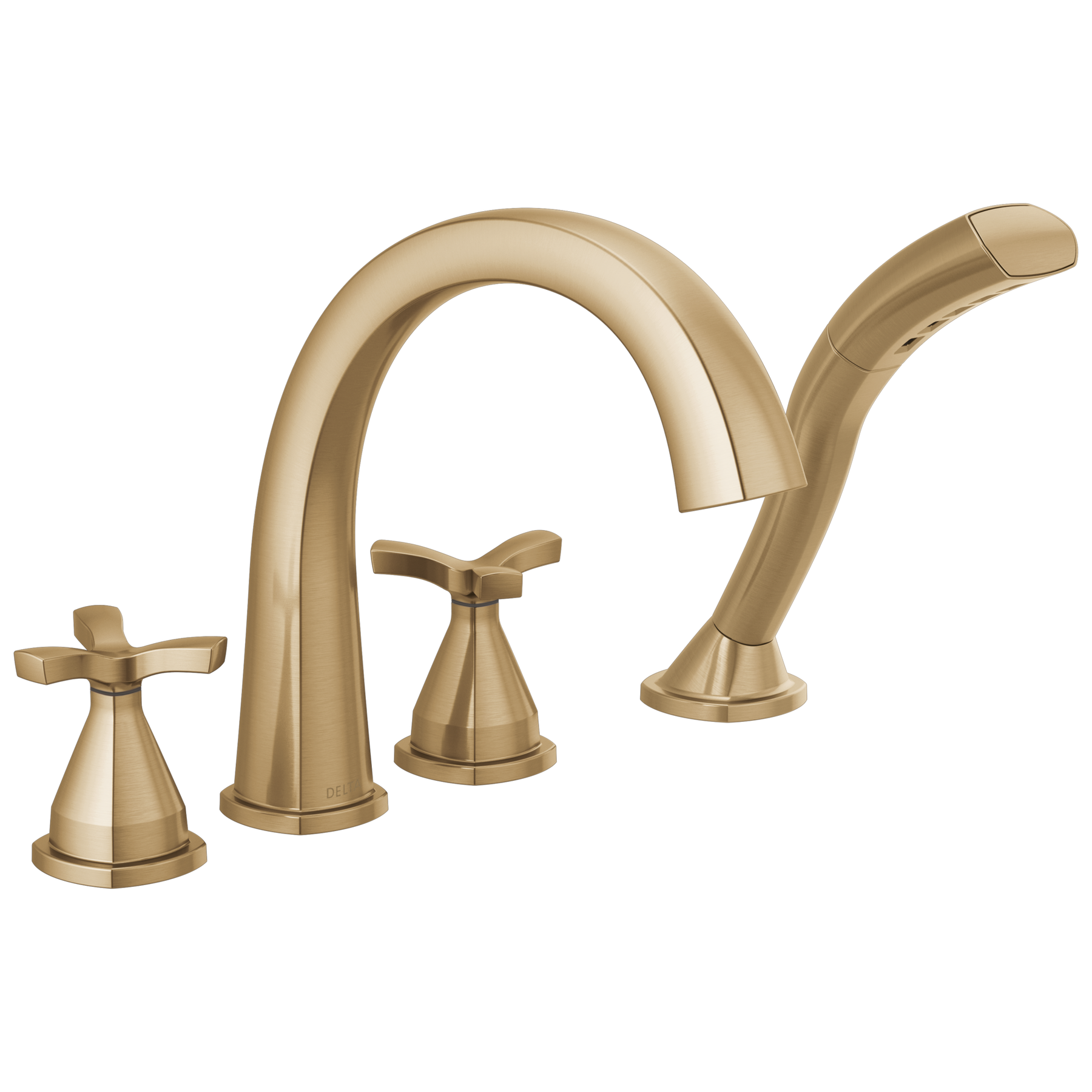 Roman Tub Trim with Hand Shower in Lumicoat® Champagne Bronze