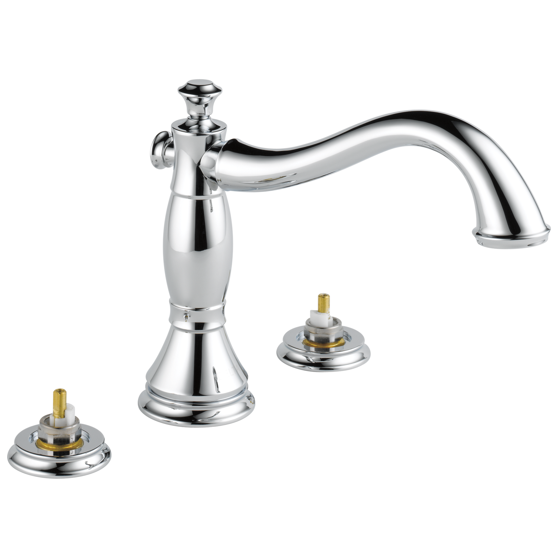 Roman Tub Trim - Less Handles in Chrome T2797-LHP | Delta Faucet