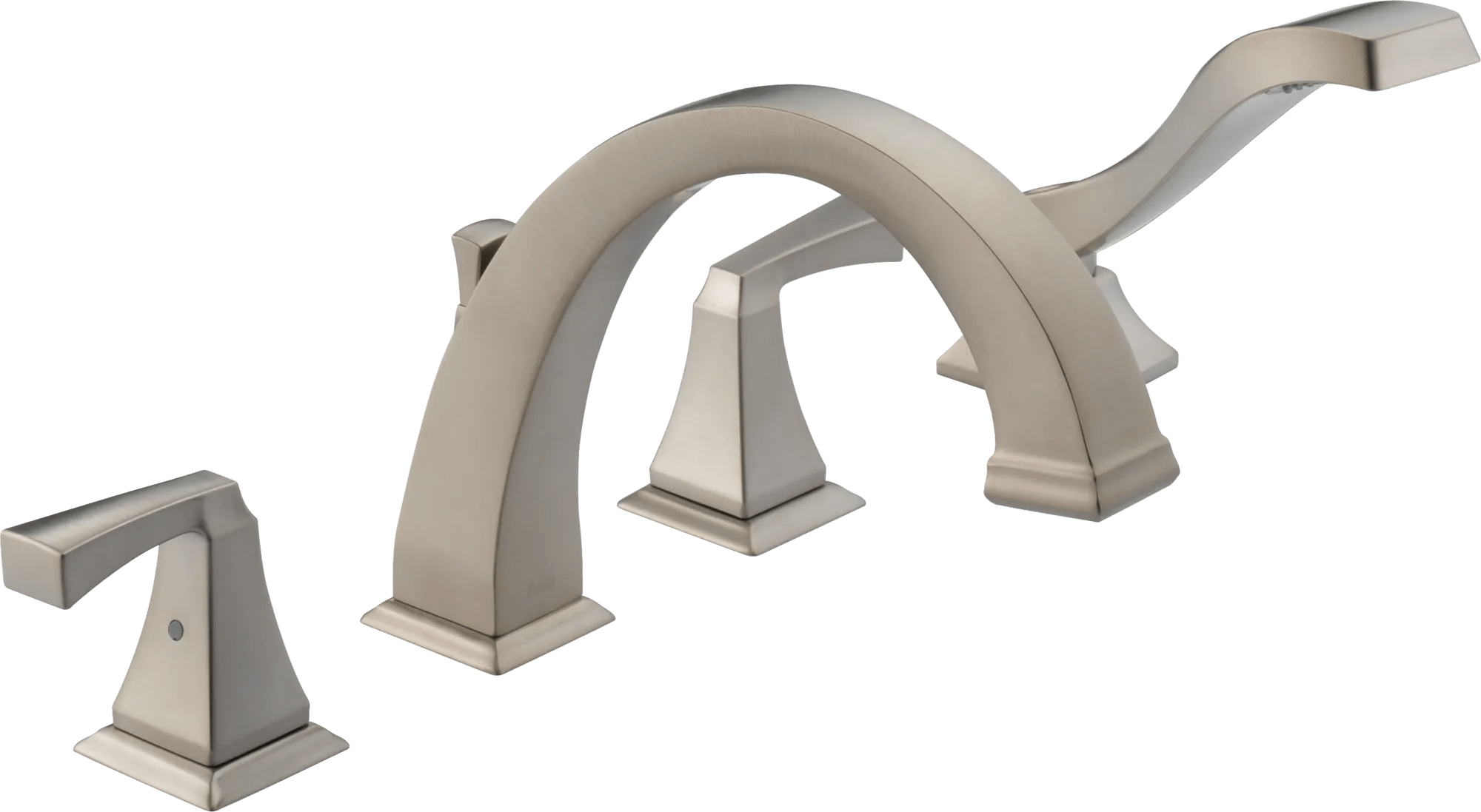 Delta Faucet DrydenE Roman Tub with Hand Shower Trim - Stainless