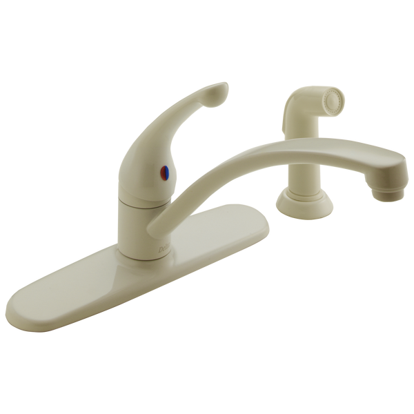 Single Handle Kitchen Faucet in Biscuit 440BS Delta Faucet