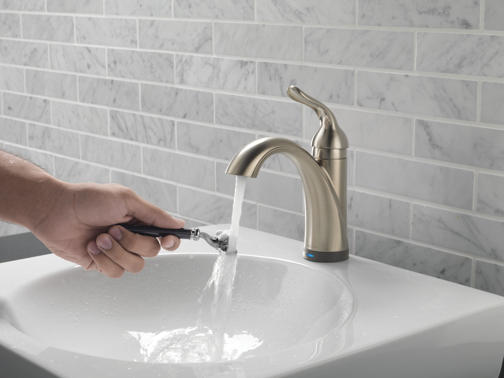 Touch2O® Bathroom Faucet with Touchless Technology in Stainless