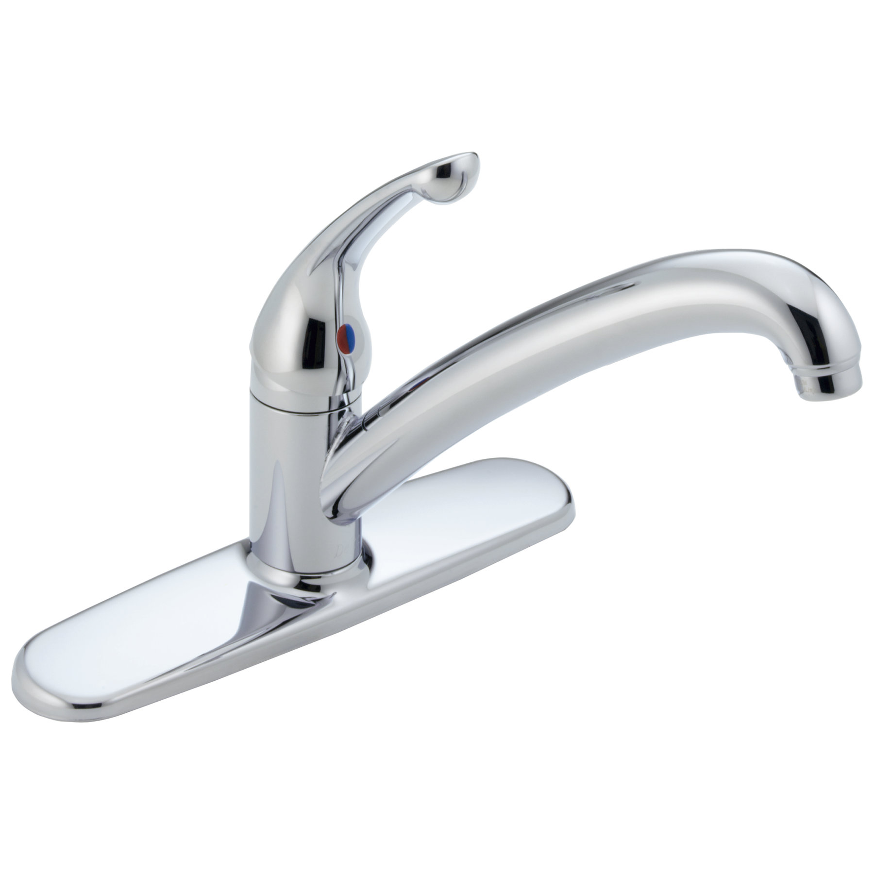 Single Handle Kitchen Faucet in Chrome 180 | Delta Faucet