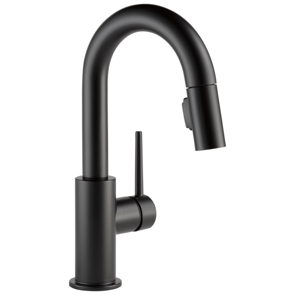 Single Handle Pull-Down Bar/Prep Kitchen Limited Swivel in Matte