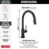 Single Handle Pull-Down Kitchen Faucet with Touch<sub>2</sub>O&reg; Technology