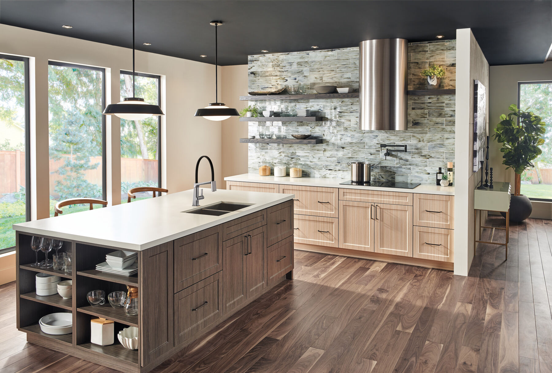 Contemporary Wall Mount Pot Filler