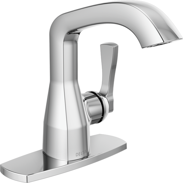 COLONISTA × DUCKROW DEPART Single Handle Bathroom Faucet in Lumicoat® Chrome 576-PR-LPU-DST