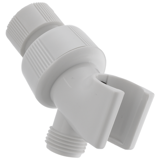Adjustable Shower Arm Mount for Hand Shower in White U3401WHPK