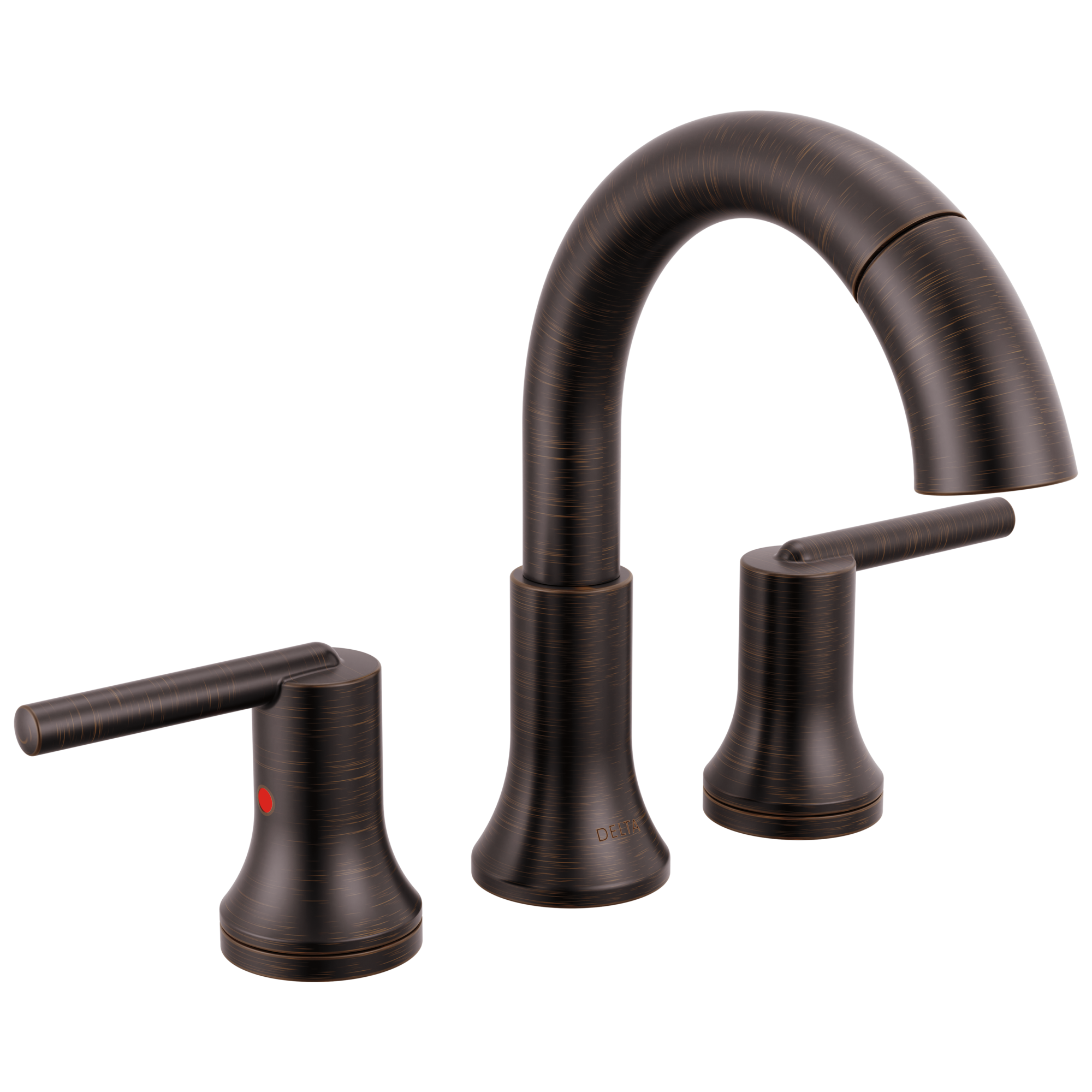 Delta Faucet Trinsic Two Handle Widespread Pull Down Bathroom Faucet - Venetian Bronze