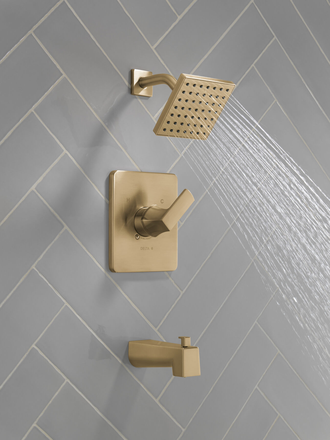 Monitor 14 Series Tub & Shower in Champagne Bronze T14437-CZ  