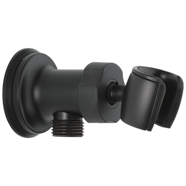 Adjustable Wall Mount Elbow in Matte Black U4985BLPK Delta Faucet
