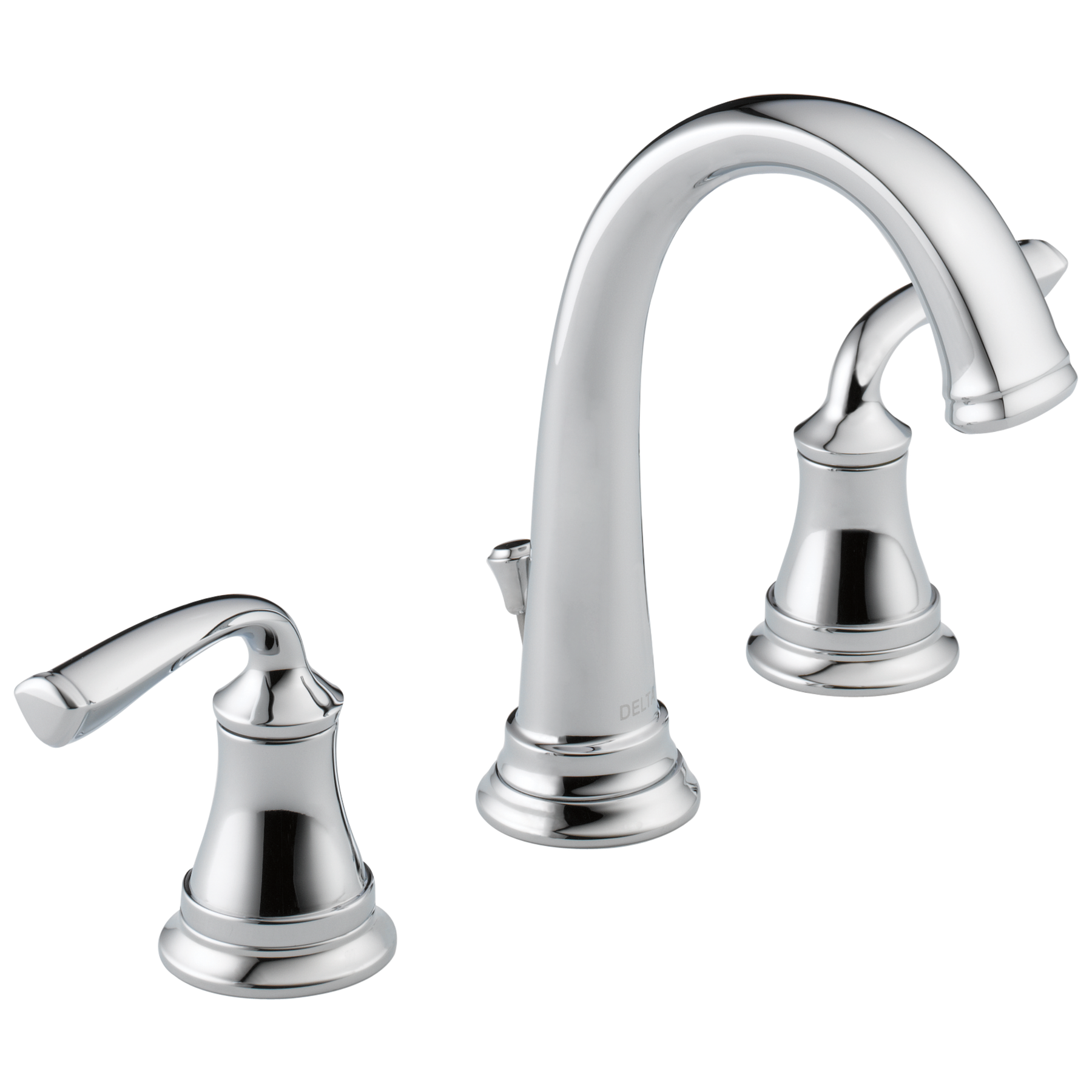 Two Handle Widespread Bathroom Faucet in Chrome 35716LFECO Delta Faucet