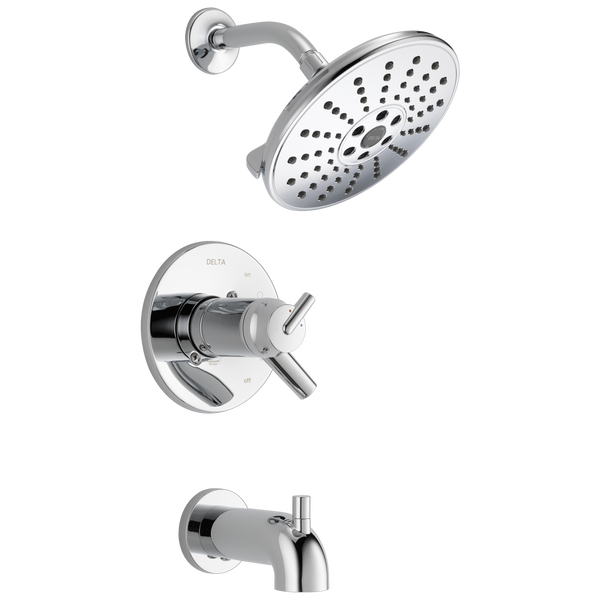 Delta Faucet T17T451 Dryden Tempassure 17Tシリーズ 浴槽とシャワートリム クローム 