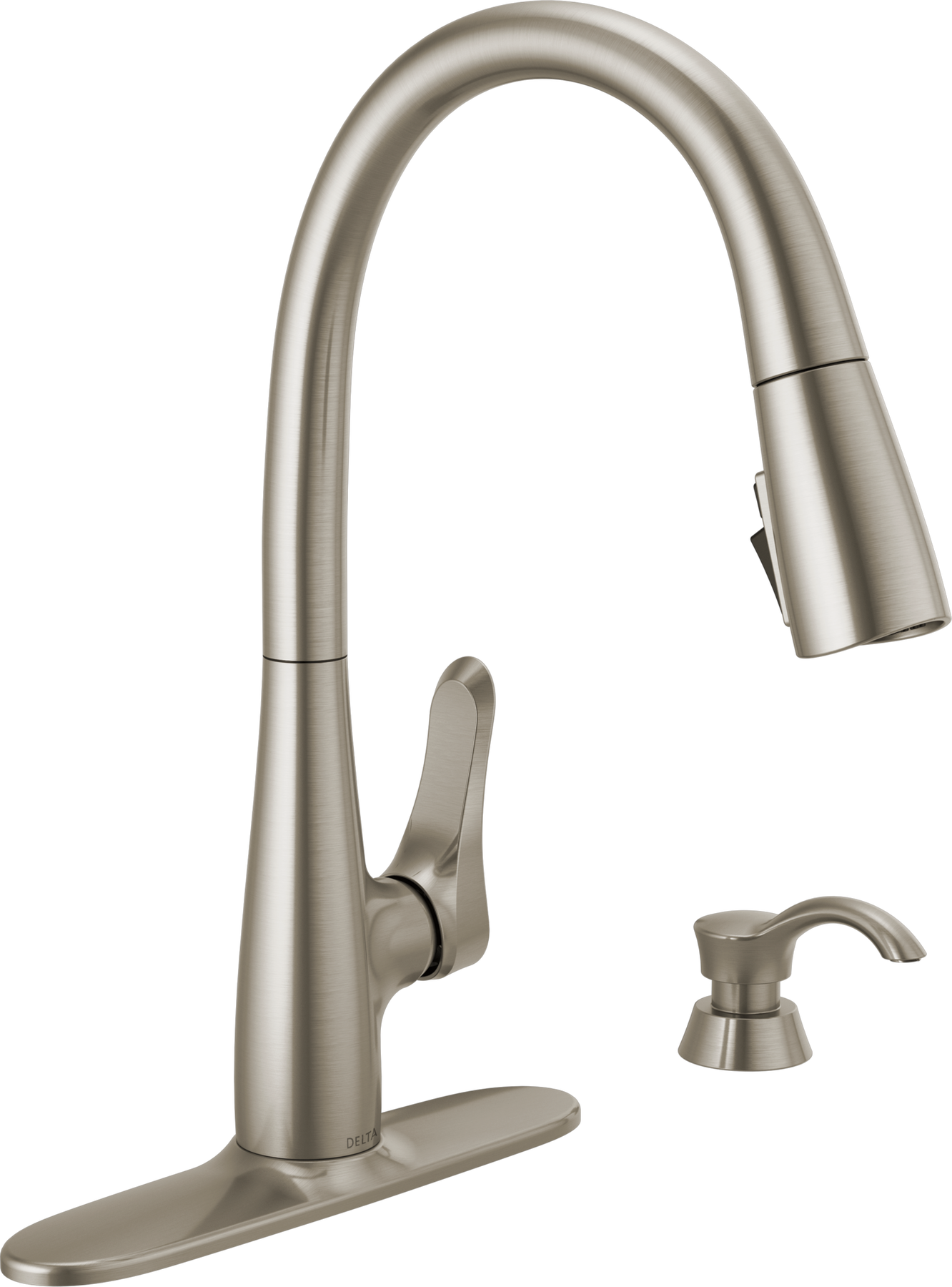 Single Handle Pull-Down Kitchen Faucet with ShieldSpray in