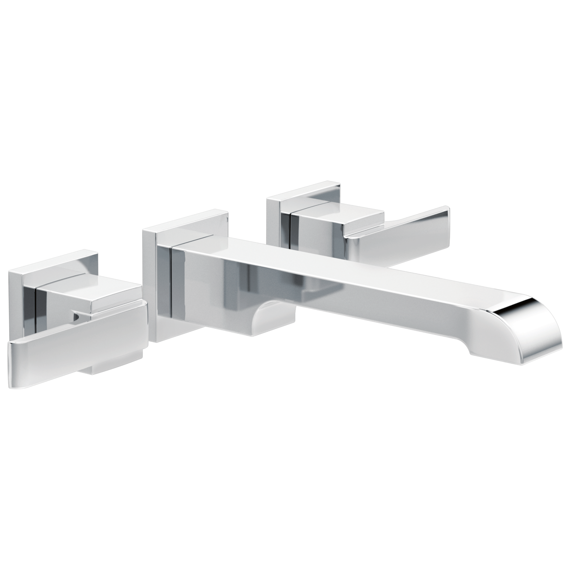 Delta Faucet Ara Two Handle Wall Mount Bathroom Faucet Trim - Chrome