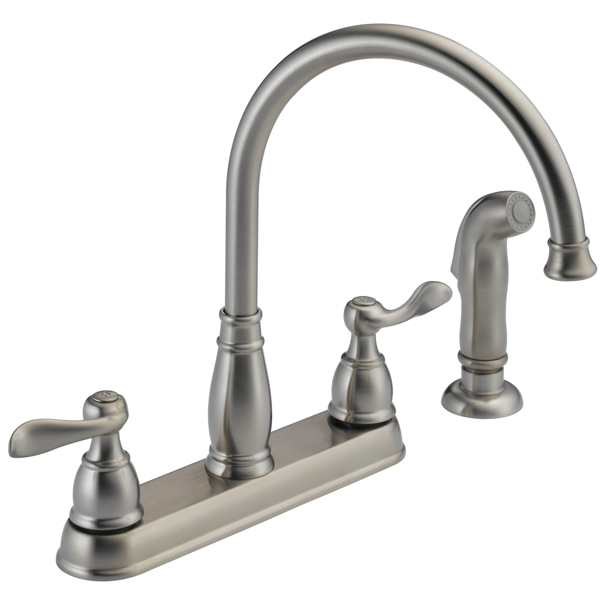 Delta Faucet Windemere Two Handle Kitchen Faucet - Stainless