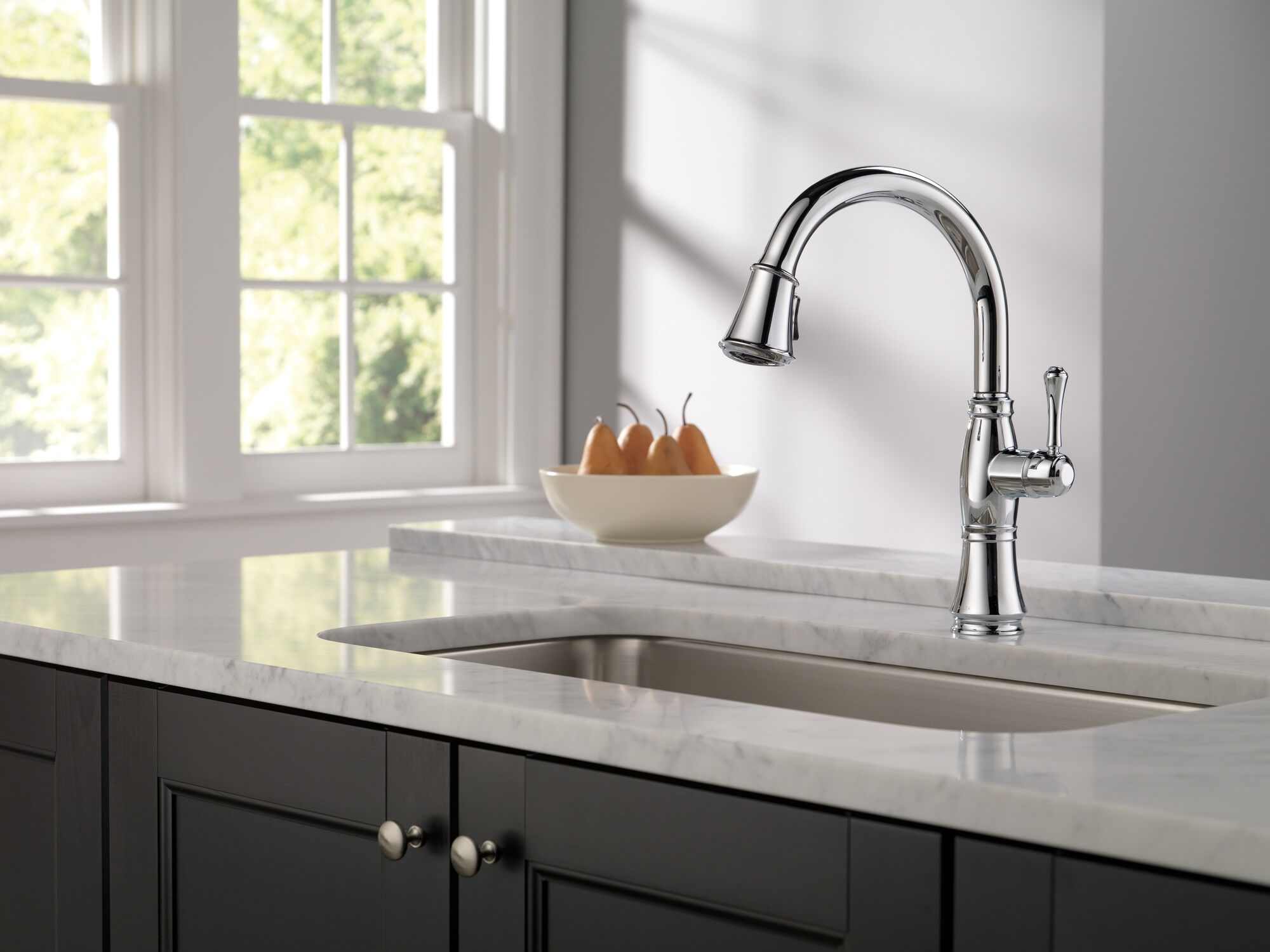 Single Handle Pull-Down Kitchen Faucet with ShieldSpray® Technology