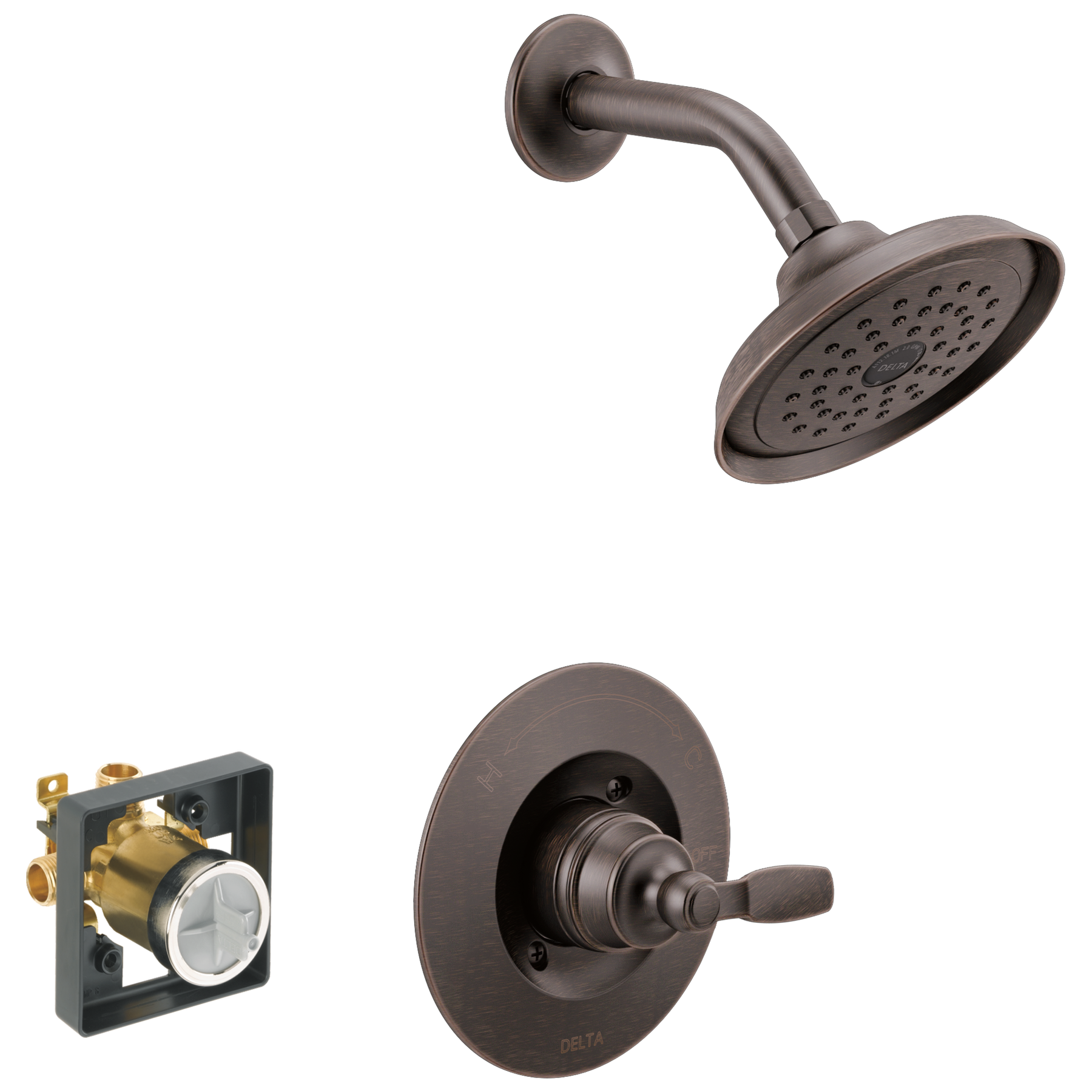 Shower Trim with Rough Bundle in Oil Rubbed Bronze FVS14232RB Delta