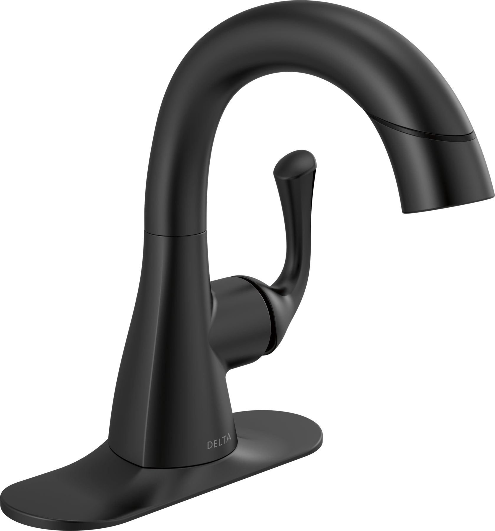 ▼order⑥ Single Handle Pull-Down Bathroom Faucet in Matte Black 15764LF