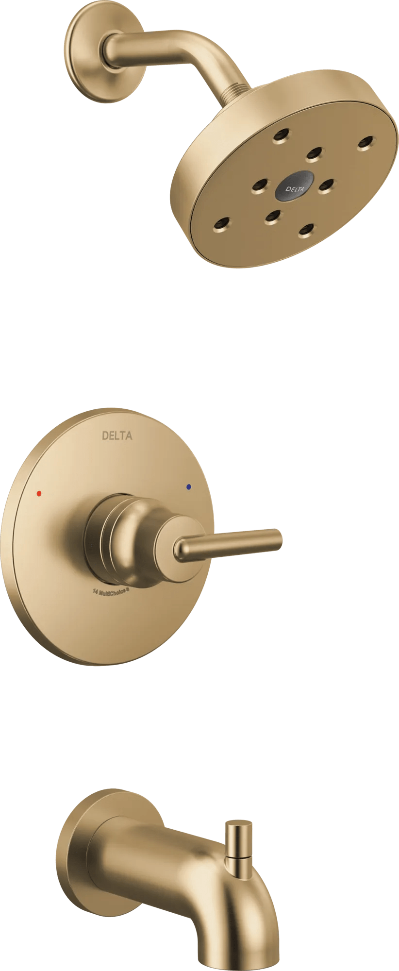 Delta Faucet Trinsic Monitor 14 Series H2OKineticTub & Shower Trim - Champagne Bronze