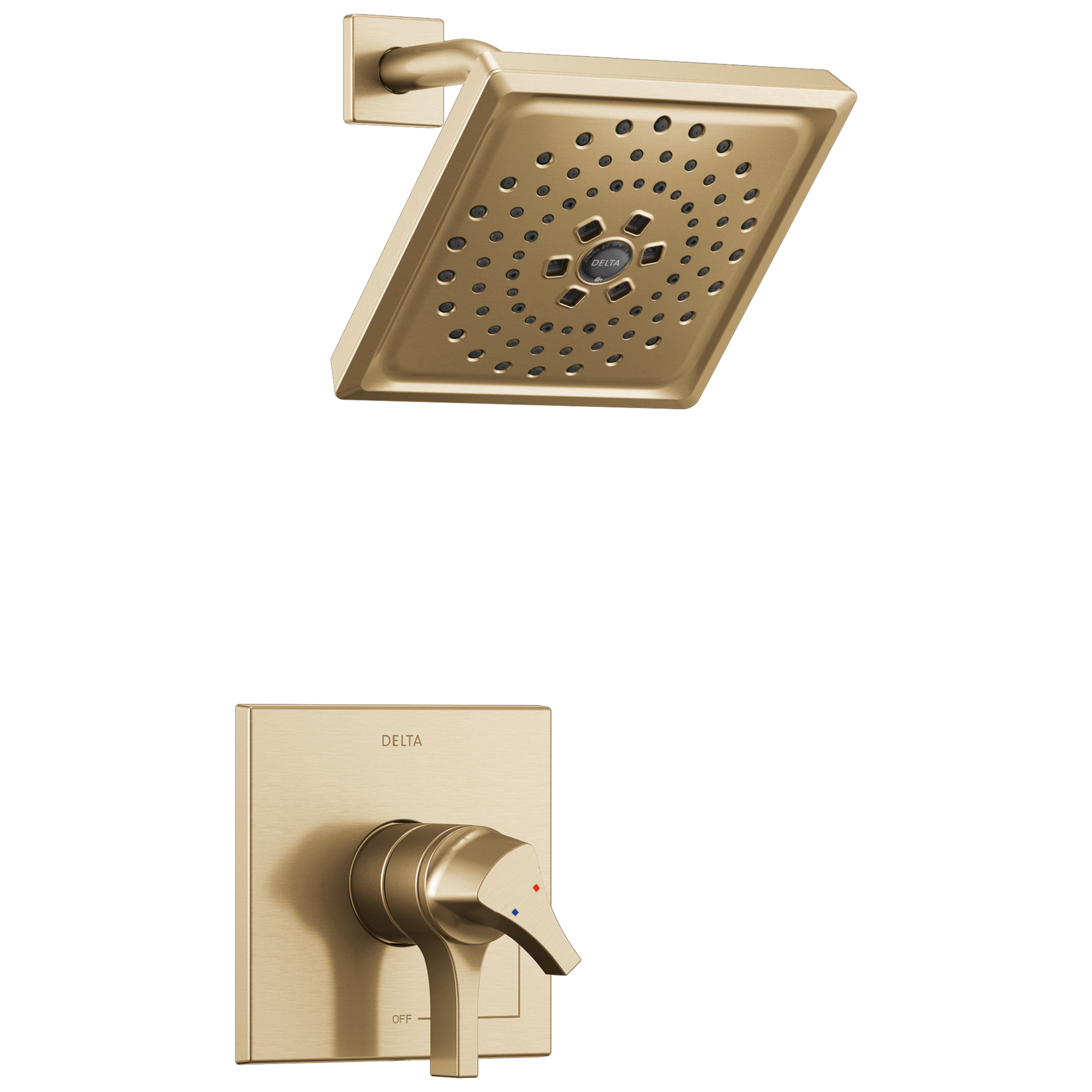 ティエンポ Monitor® 17 Series H2Okinetic® Shower Trim in Champagne Bronze