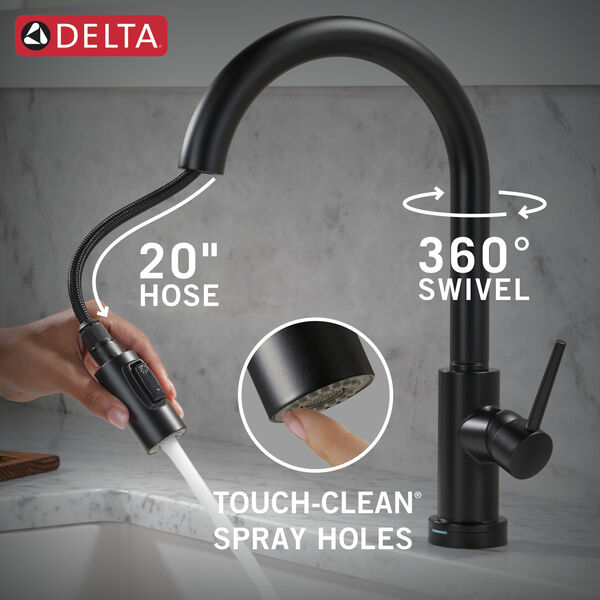 VoiceIQ® Kitchen Faucet with Touch2O® with Touchless Technology in
