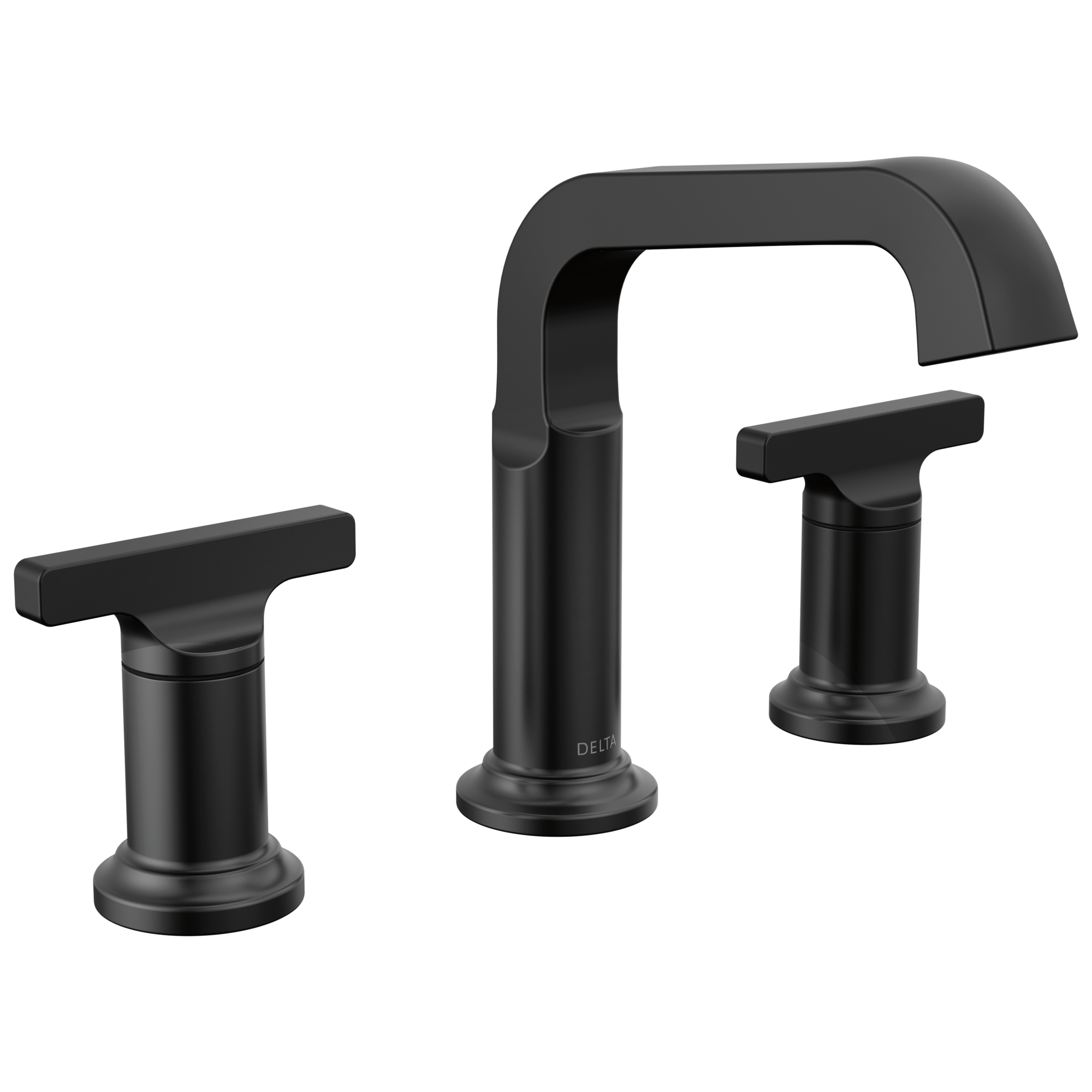 Delta Faucet Tetrae Two Handle Widespread Bathroom Faucet - Matte Black