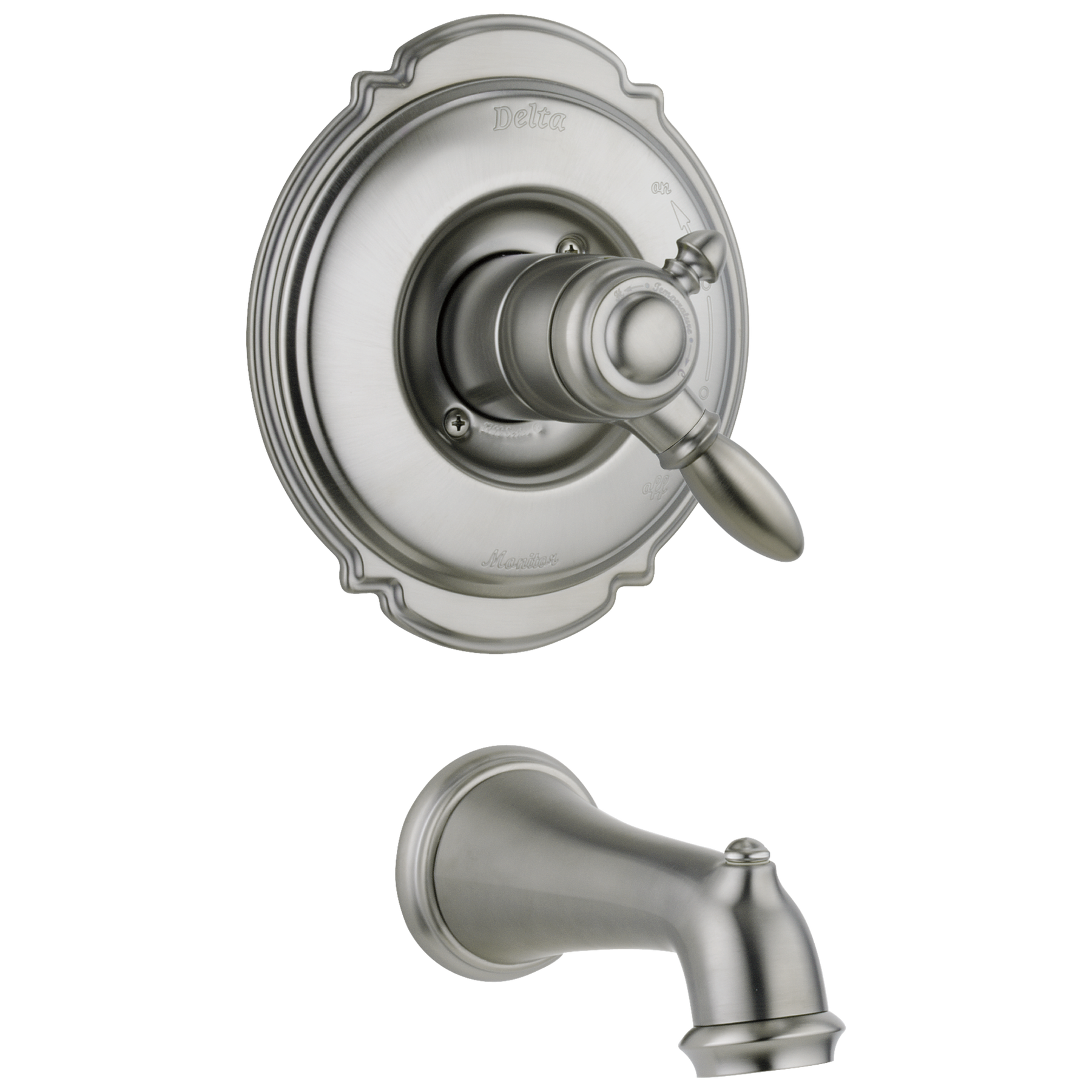 Monitor® 17 Series Tub Trim in Stainless T17155-SS | Delta Faucet