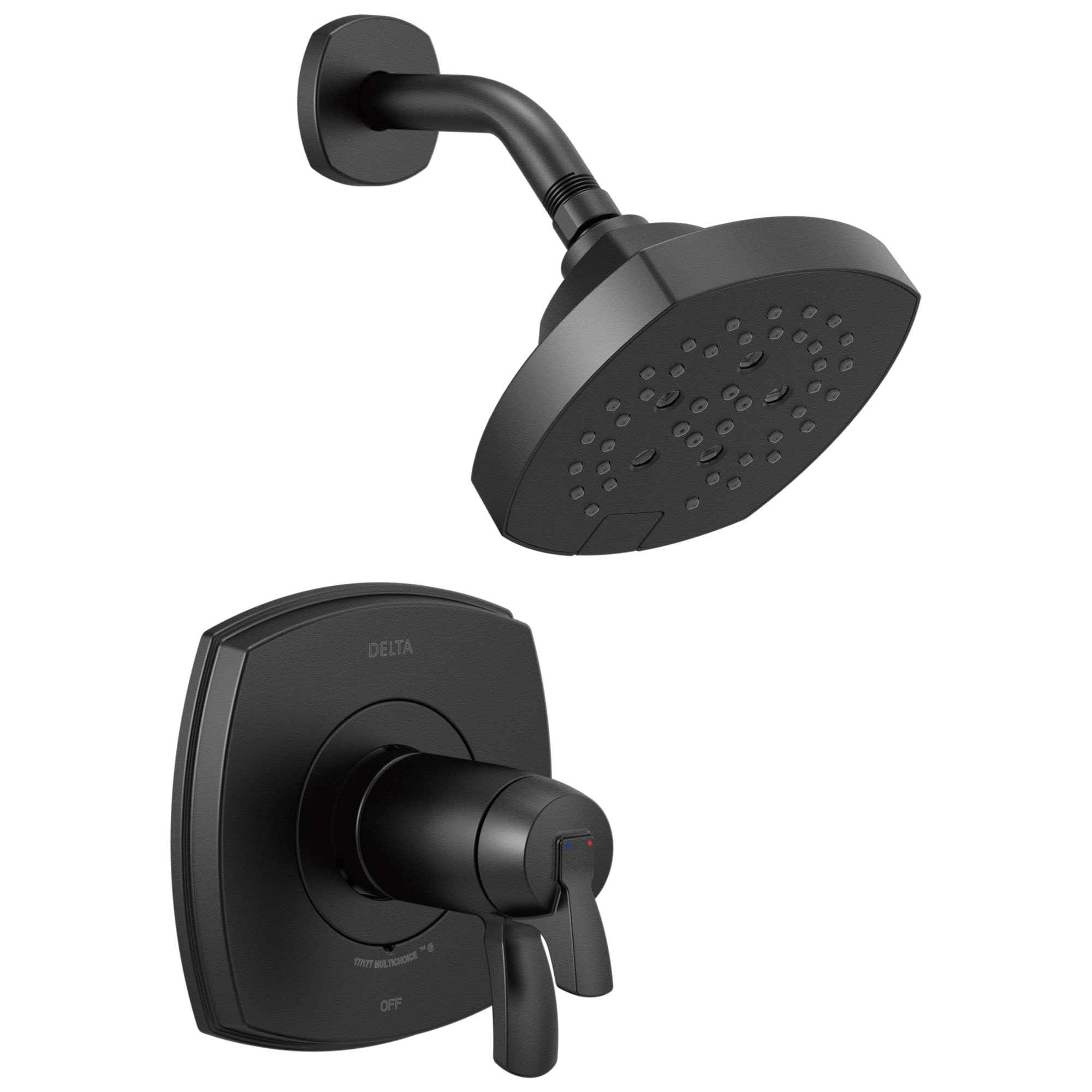 Delta Faucet Stryke 17 Thermostatic Shower Only - Matte Black