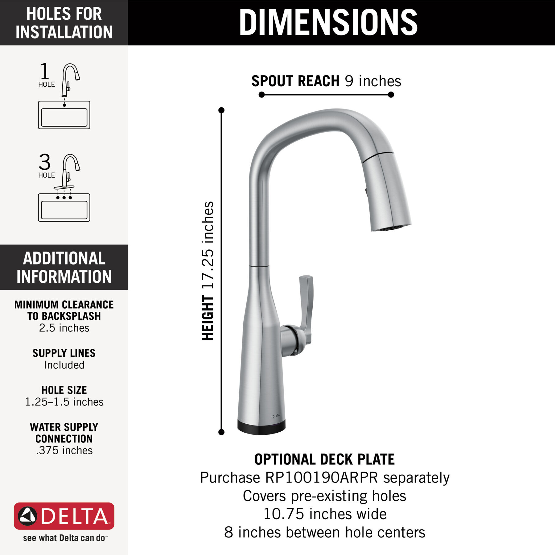 Single Handle Pull-Down Kitchen Faucet with Touch<sub>2</sub>O&reg; Technology