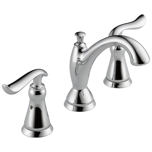 Two Handle Widespread Bathroom Faucet in Chrome 3594LF-MPU | Delta 