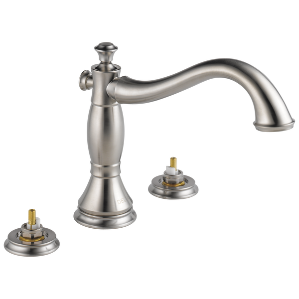 SS Roman Tub Trim - Less Handles in Stainless T2797-SSLHP | Delta Faucet