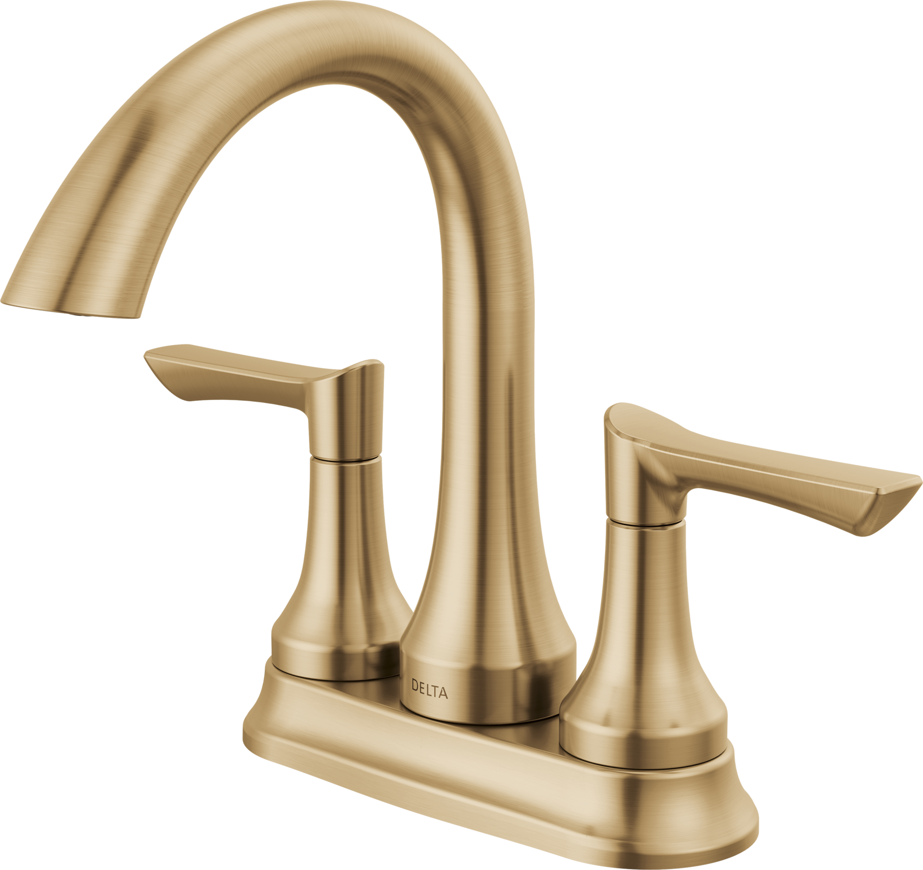 Two Handle Centerset Lavatory Faucet in Champagne Bronze 25827LF