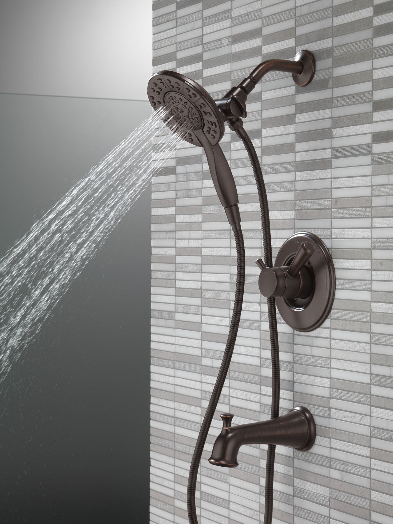 Monitor® 17 Series Tub and Shower Trim with In2ition® Two-in-One 