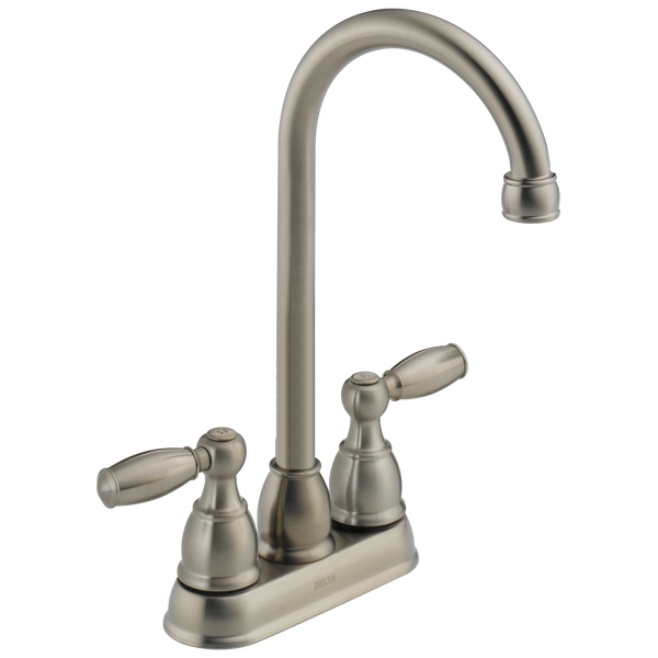 Delta Faucet Two Handle Bar / Prep Faucet In Stainless