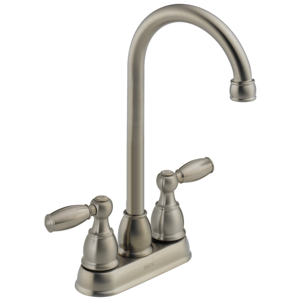 Delta Faucet Two Handle Bar / Prep Faucet In Stainless