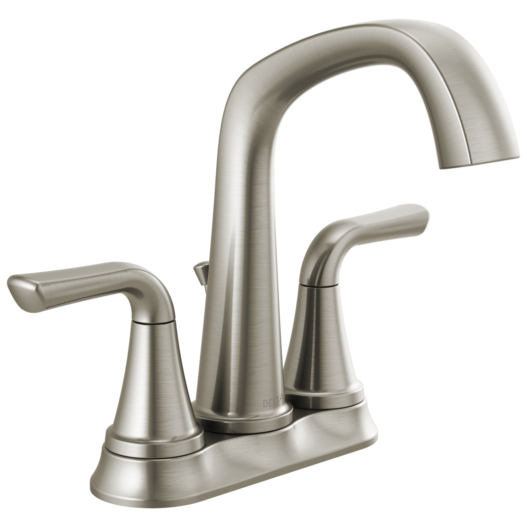 Two Handle Centerset Bathroom Faucet in Spotshield Brushed Nickel