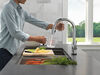 Touch2O with Touchless Technology Single Handle Pull-Down Kitchen Faucet with Soap Dispenser