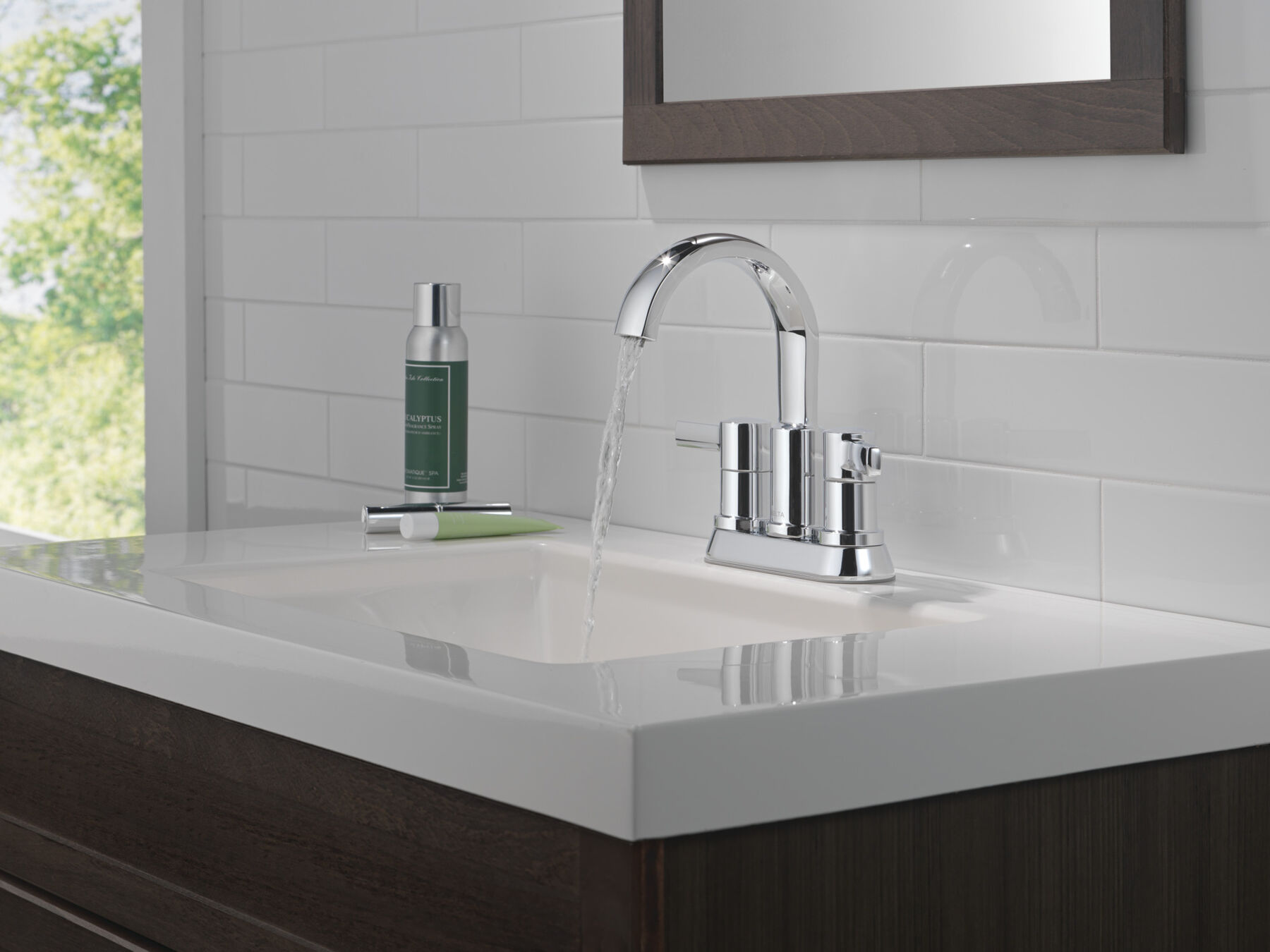 Two Handle Centerset Bathroom Faucet, image 3