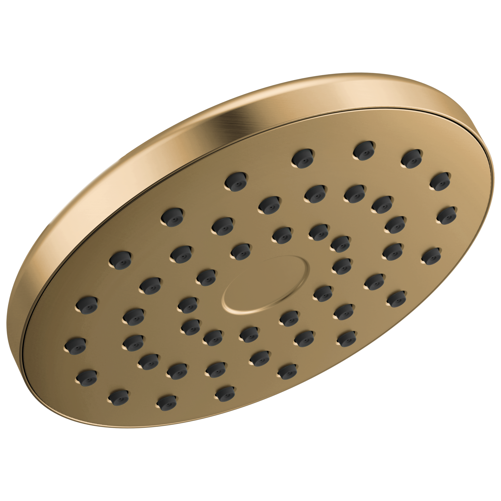 Delta Faucet Universal Showering Components: PivotPro Raincan Shower Head - Lumicoat Champagne Bronze