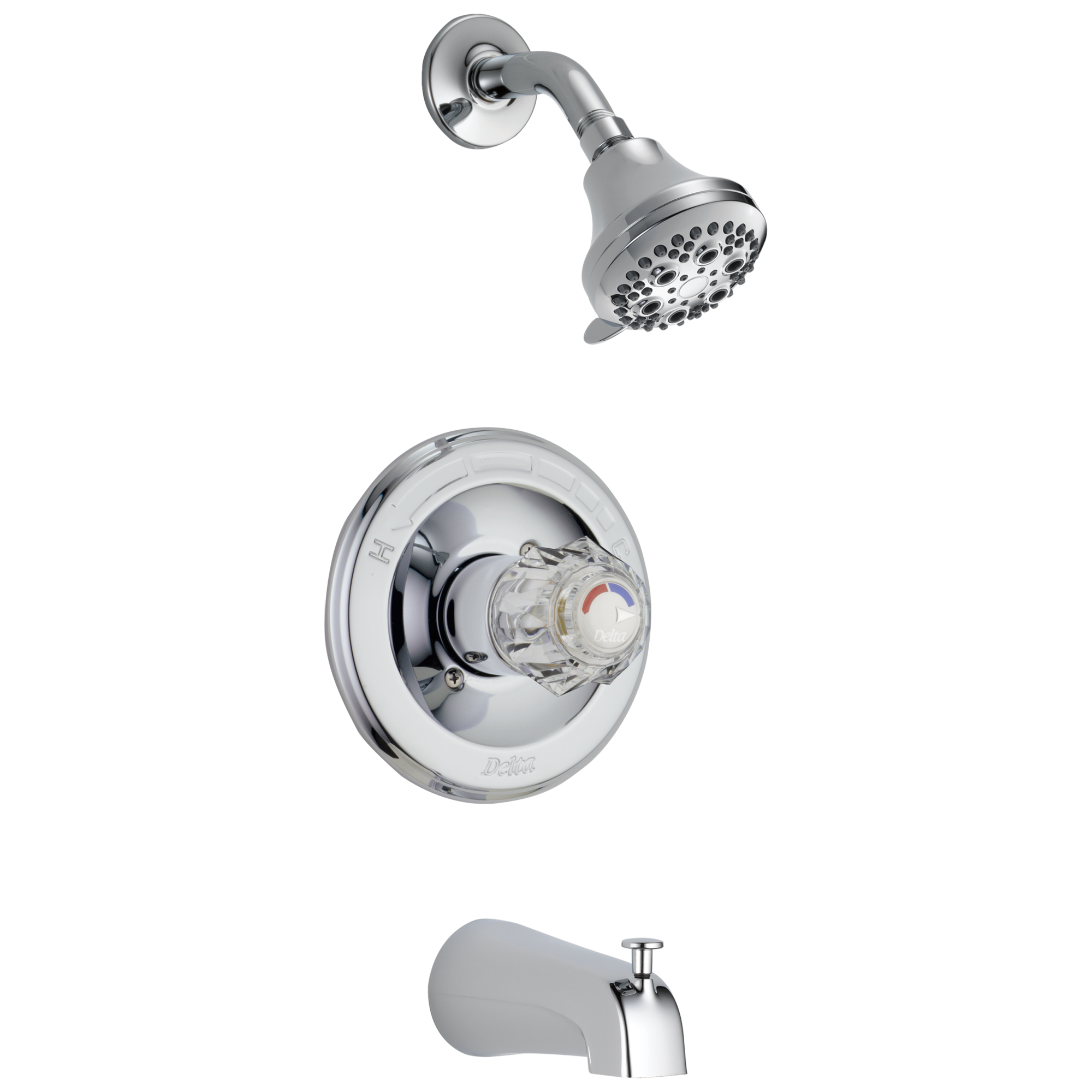 Delta Faucet Classic Monitor 13 Series Tub and Shower Trim - Chrome