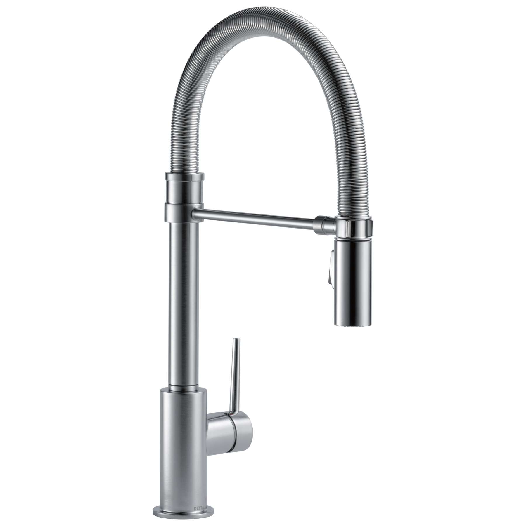 Single-Handle Pull-Down Spring Kitchen Faucet in Arctic Stainless