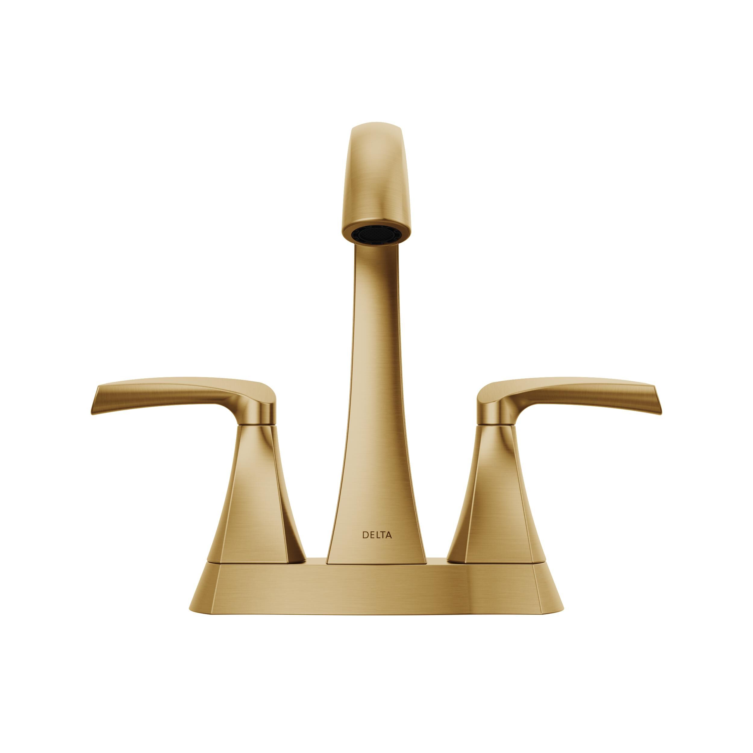 Two Handle Centerset Lavatory Faucet in Champagne Bronze 25899LF