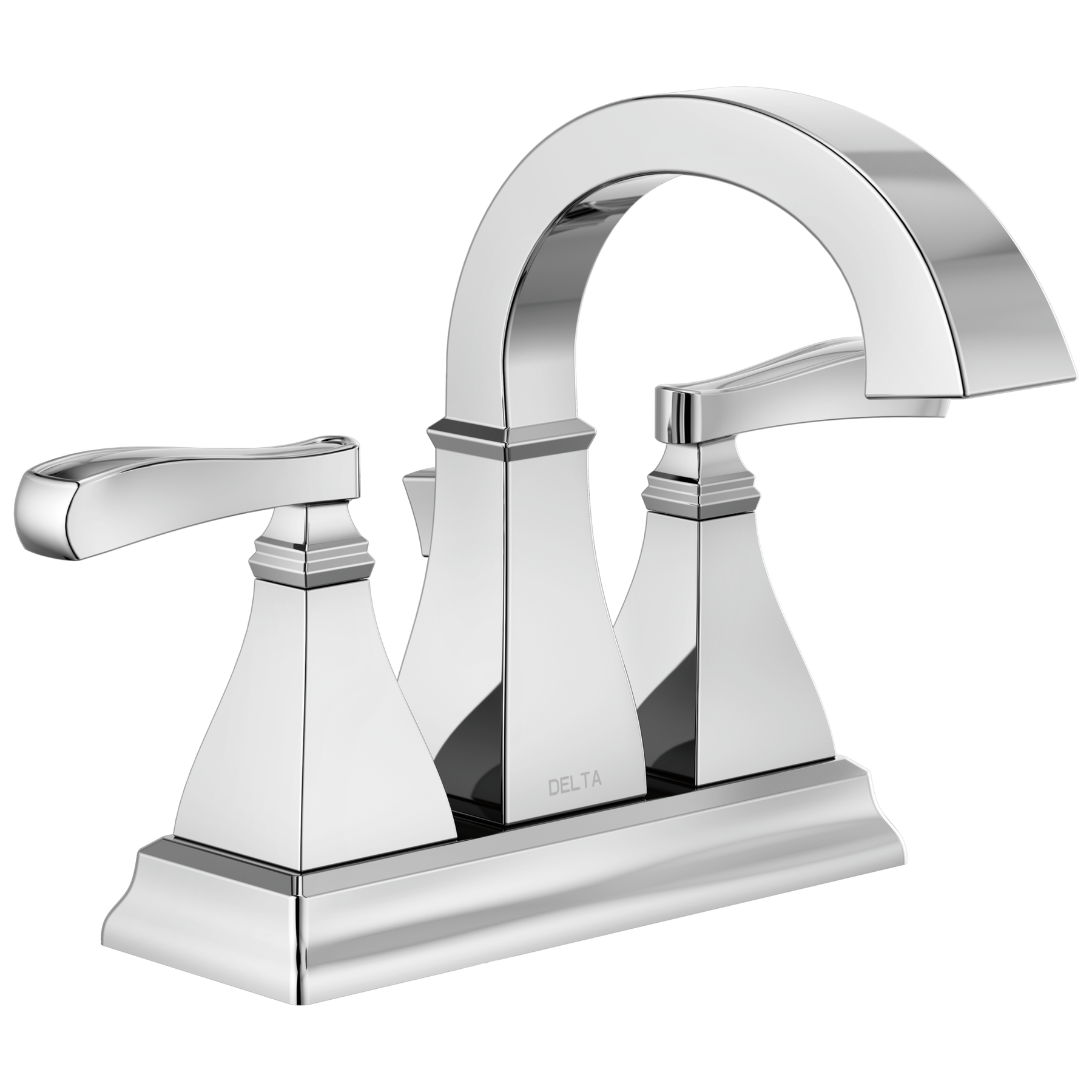 Two Handle Centerset Bathroom Faucet in Chrome 25718LF | Delta Faucet