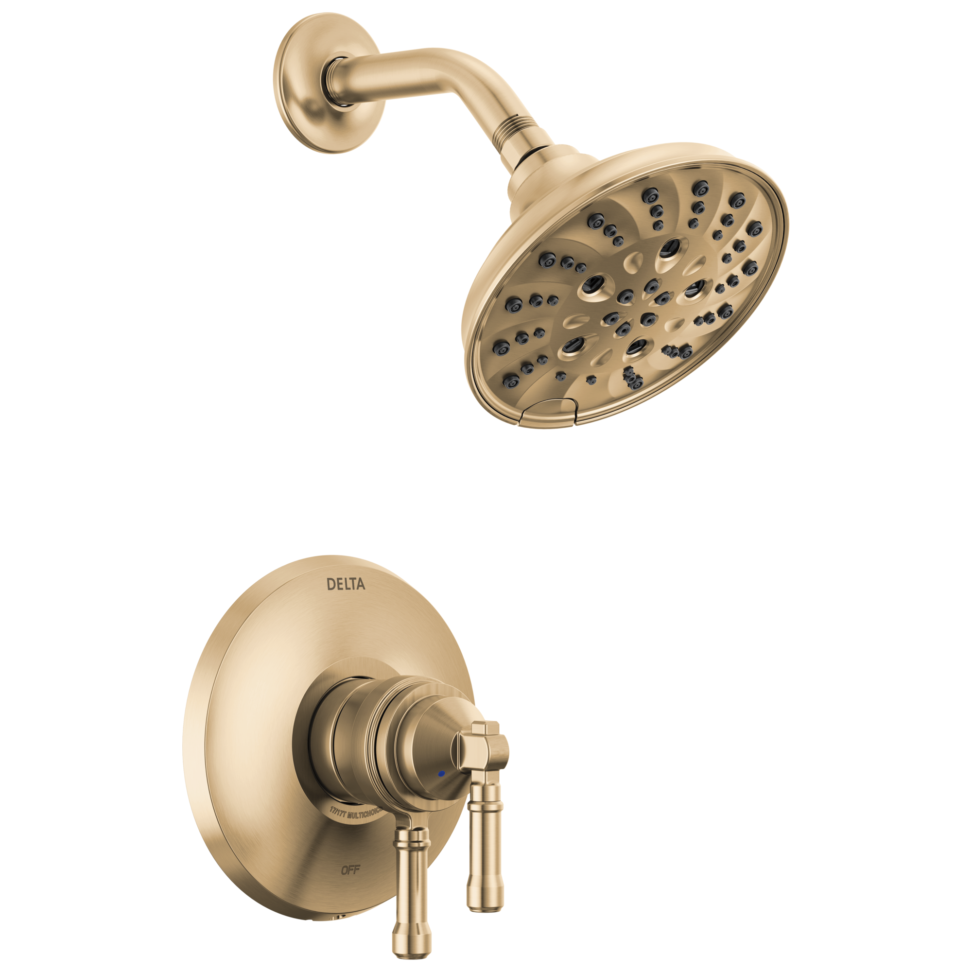 BroderickE 17 Series Shower Trim - Lumicoat Champagne Bronze